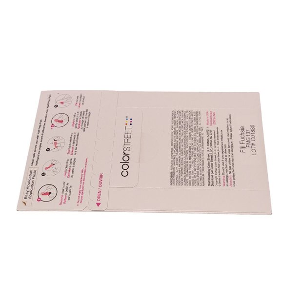 New Unopened Color Street Nail Strips - Dark Pink Glitter - Picture 2 of 2